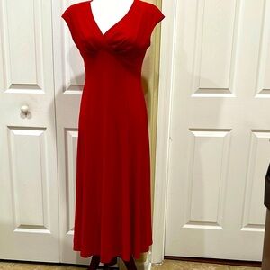 Elegant Red Women's Dress